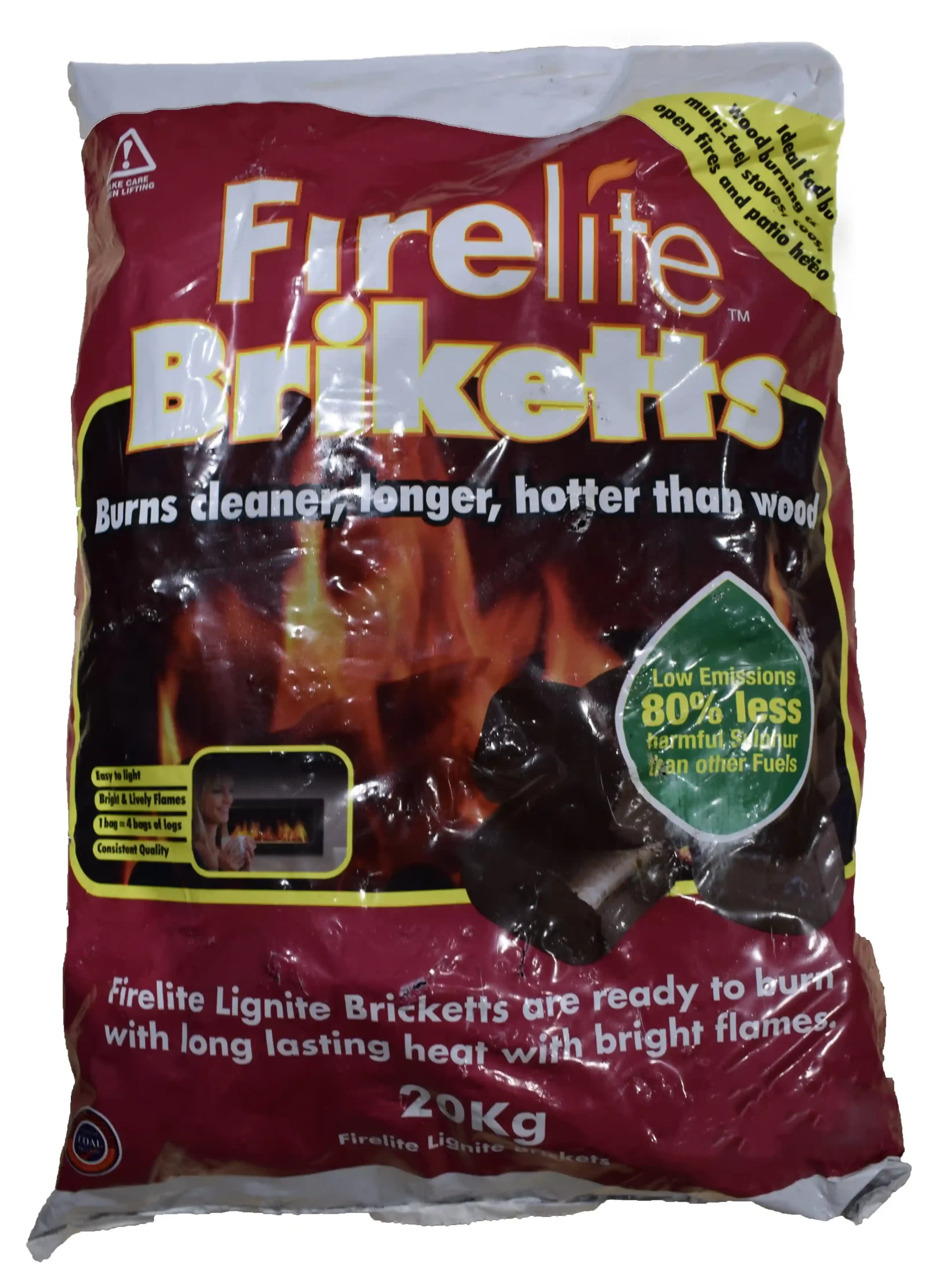 Firelite Bricketts Coal 20kg Bag - Roman Solutions